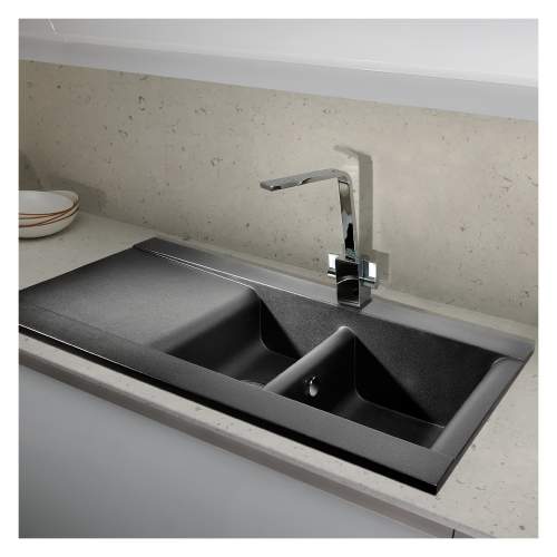 Aspekt 1.5 Bowl Granite Kitchen Sink