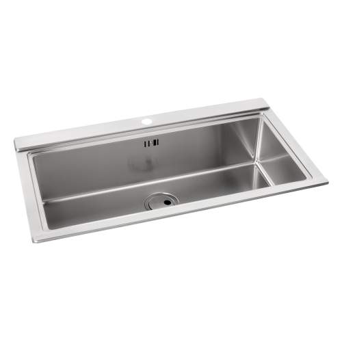 Logik 1.0 Bowl Stainless Steel Kitchen Sink Without Drainer