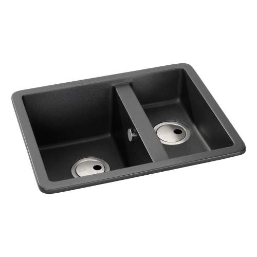 MATRIX SQGR15 Compact 1.5 Bowl Granite Kitchen Sink