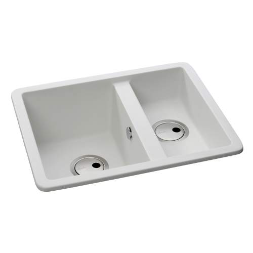 MATRIX SQGR15 Compact 1.5 Bowl Granite Kitchen Sink