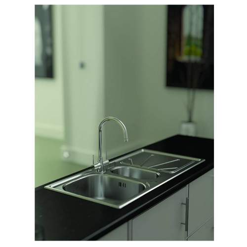 TRYDENT 1.5 Bowl Kitchen Sink