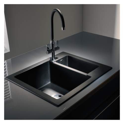 Zero 1.5 Bowl Granite Kitchen Sink Without Drainer