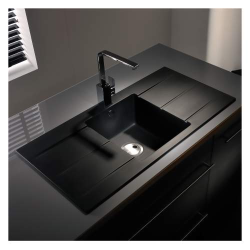 Zero 1.0 Bowl Double Drainer Granite Kitchen Sink