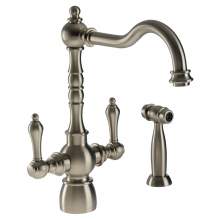 BAYENNE Dual Lever Mixer Kitchen Tap With Handspray