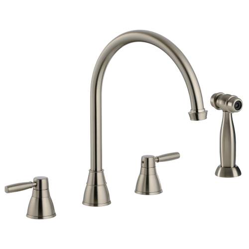 BROMPTON 3 Part Mixer Kitchen Tap with Handspray