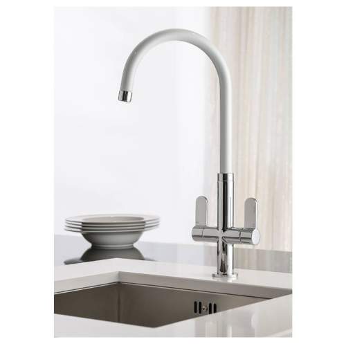 LINEAR WHITE Spout Kitchen Tap