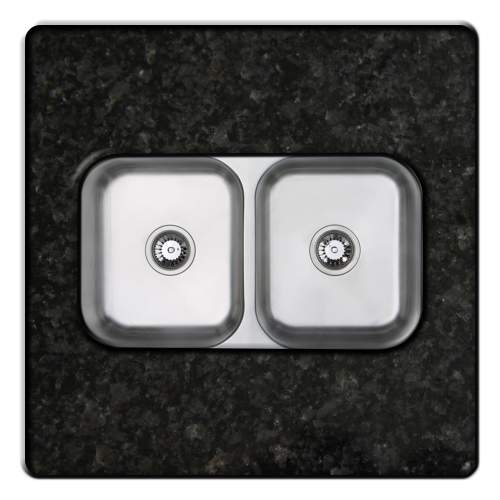 RUBUS 3535U Undermount 2.0 Bowl Kitchen Sink