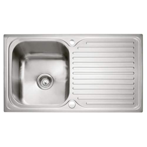 DOVE 100 Stainless Steel Inset Kitchen Sink & Drainer