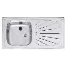 ALPHA 10 Single Bowl Kitchen Sink and Drainer - RP101S