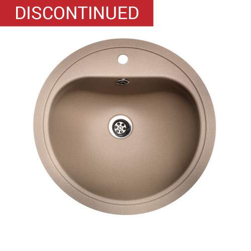 Regi-Color ATLANTIS Round Bowl Kitchen Sink - Sahara Sand