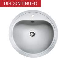 Regi-Color ATLANTIS Round Bowl Kitchen Sink - Arctic White