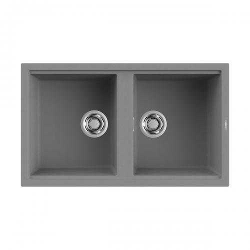 Best 450 2.0 Bowl Inset Granite Kitchen Sink - Grey