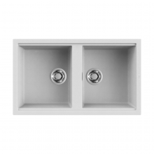 Best 450 2.0 Bowl Inset Granite Kitchen Sink - White