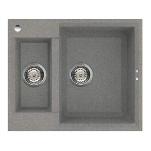 Easy 150 1.5 Bowl Inset Granite Kitchen Sink - Grey