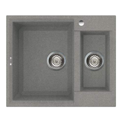 Easy 150 1.5 Bowl Inset Granite Kitchen Sink - Grey