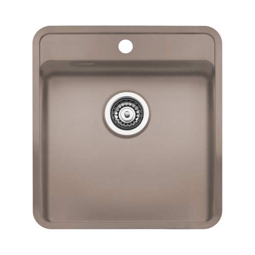 Regi-Color OHIO 40x40 with Tapwing Single Bowl Kitchen Sink - Sahara Sand