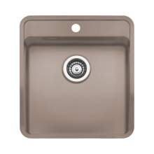 Regi-Color OHIO 40x40 with Tapwing Single Bowl Kitchen Sink - Sahara Sand