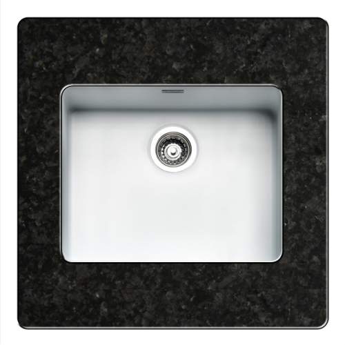 Regi-Color OHIO 50x40 Single Bowl Kitchen Sink - Arctic White