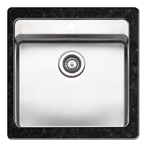 OHIO 50x40 Large Bowl Kitchen Sink with Tap Ledge