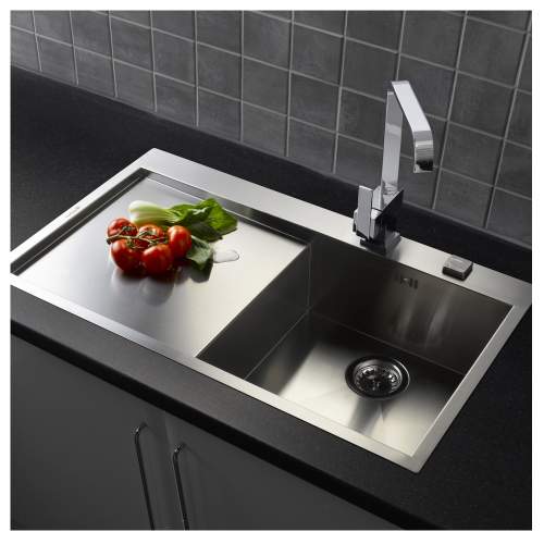 ONTARIO L10 Single Bowl Kitchen Sink & Drainer