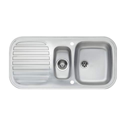 PRINCE S 1.5 Bowl Kitchen Sink and Drainer - RP103S