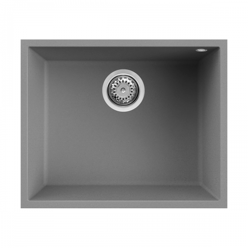 Quadra 105 Undermount 1.0 Bowl Granite Kitchen Sink - Grey