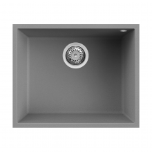 Quadra 105 Undermount 1.0 Bowl Granite Kitchen Sink - Grey