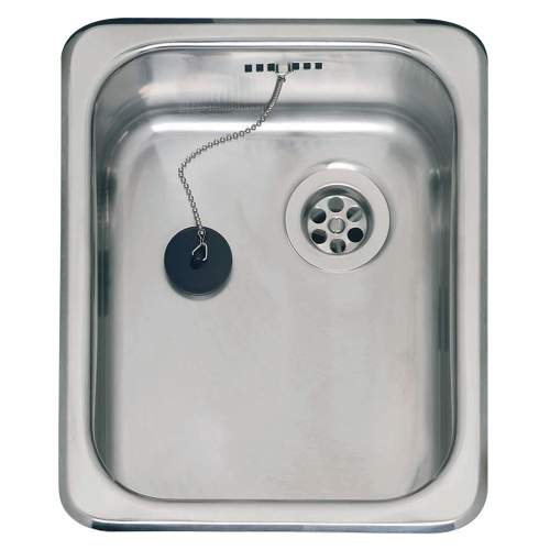 Small Inset Single Bowl Kitchen Sink