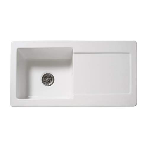 RL504CW Single Bowl Ceramic Kitchen Sink