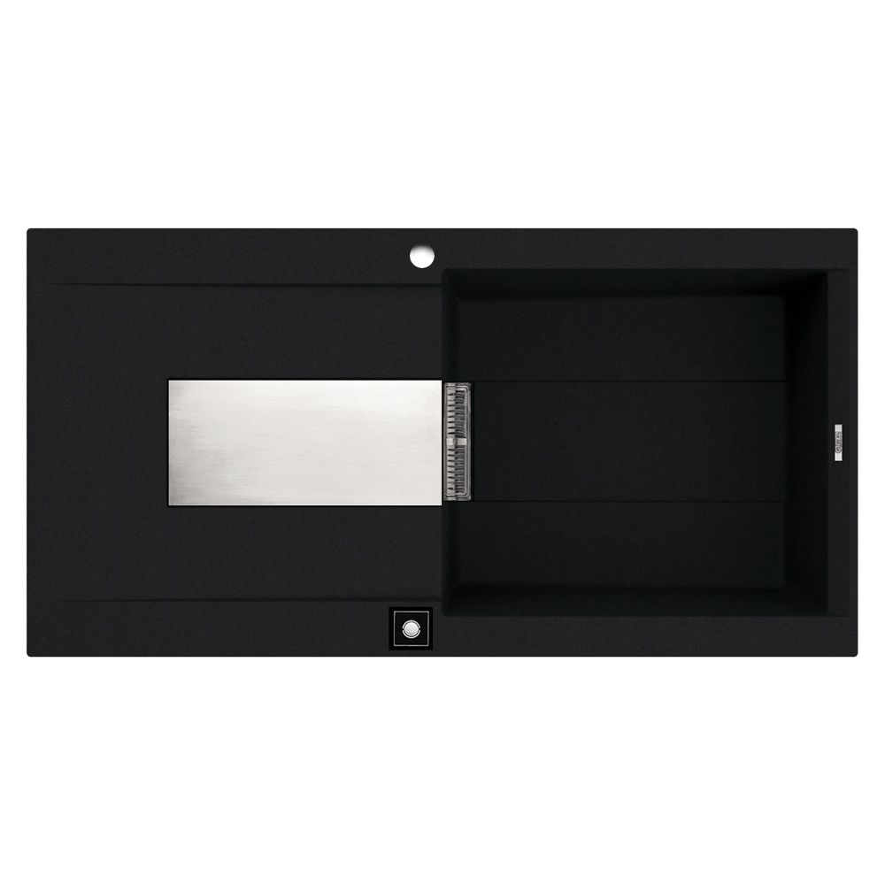 Reginox Sirex 480 Black Granite Kitchen Sink