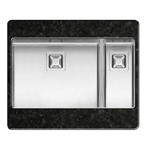 TEXAS 50x40+18x40 1.5 Bowl Kitchen Sink