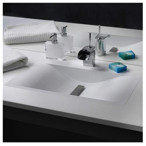 Regi-Color Wave Single Bowl Kitchen Sink - Arctic White