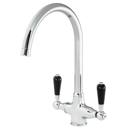 BROOKLYN Black Lever Kitchen Tap