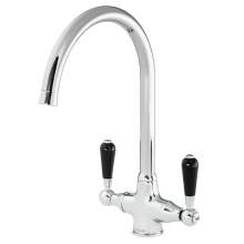 BROOKLYN Black Lever Kitchen Tap