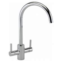 Genesis Twin Lever Kitchen Tap