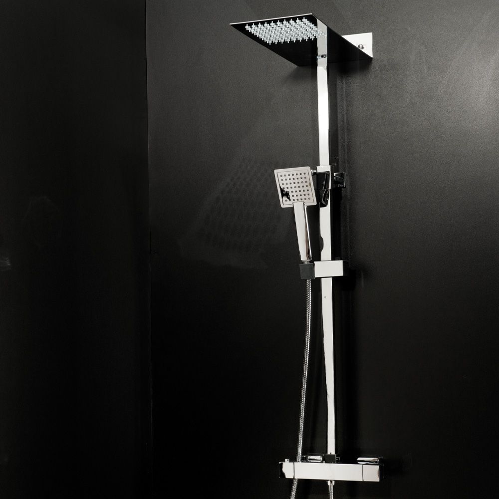 Aquabro Blaze Square Head Shower Kit