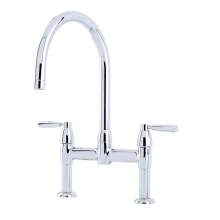 4293 Twin Lever Bridge Kitchen Tap