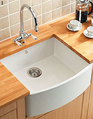 Caple Pemberley Bow Fronted Belfast Kitchen Sink