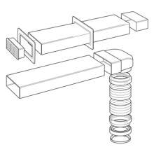 227W Flat Venting Kit (125mm)