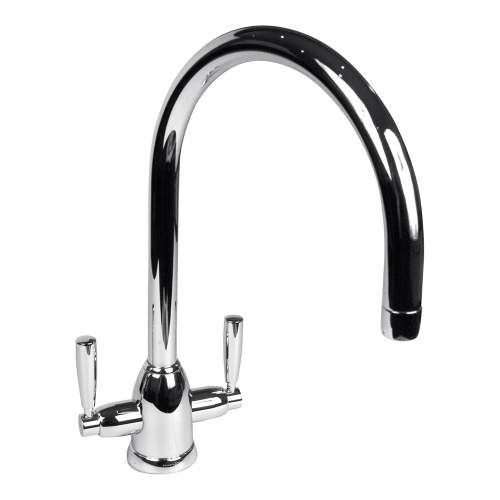 Silverdale Twin Lever Kitchen Tap