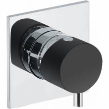 Cyclo Wall Mounted Bath Mixer Tap Control - Black/Chrome