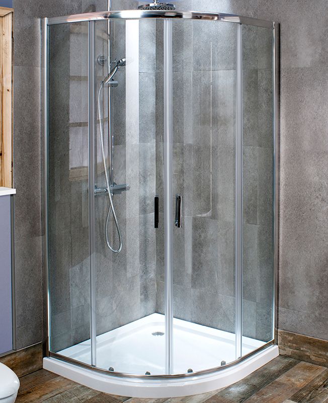 Aquabro 900 x 760 Quadrant Shower Enclosure
