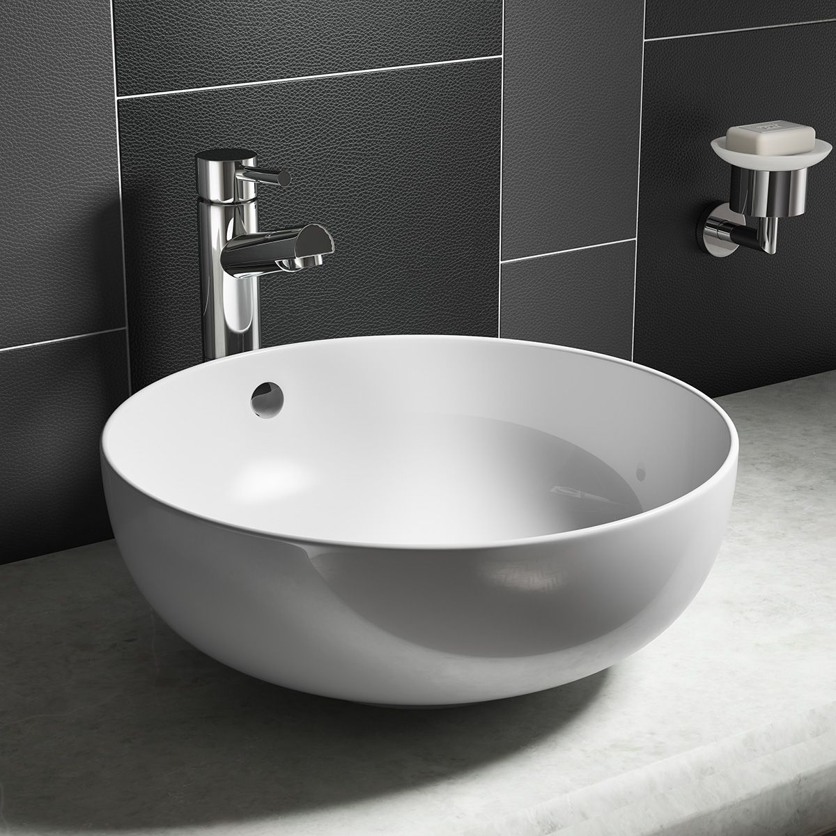 Aquabro Round Counter Top Vessel Basin