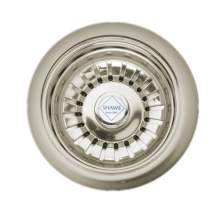 3.5" Polished Nickel Basket Strainer Waste