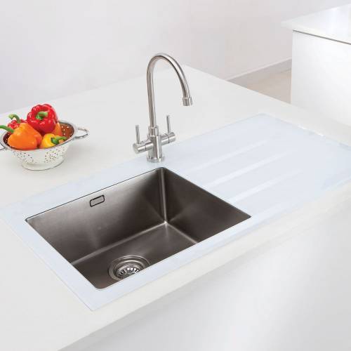 VITREA 100 Glass Inset Kitchen Sink