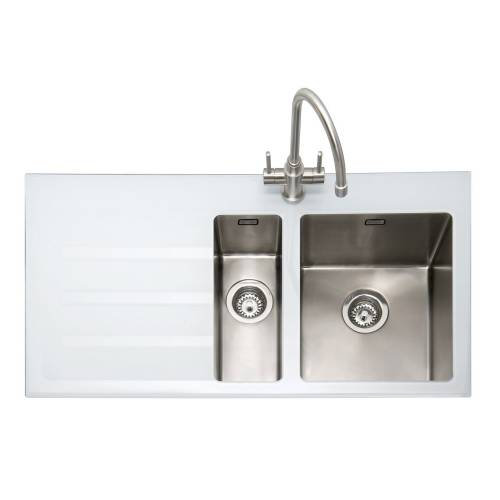 VITREA 150 Glass Inset Kitchen Sink