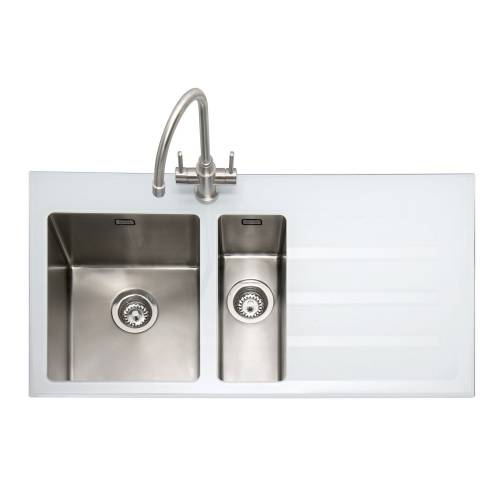 VITREA 150 Glass Inset Kitchen Sink