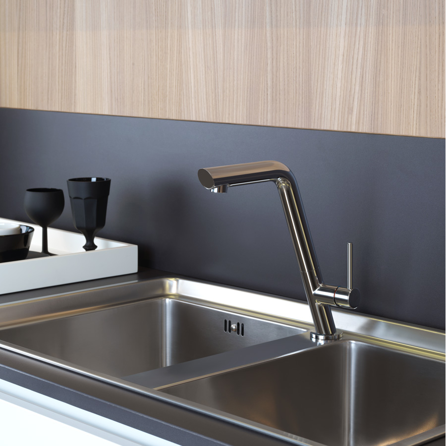 Gessi OCEAN Single Lever Designer Kitchen Tap Sinks Taps com