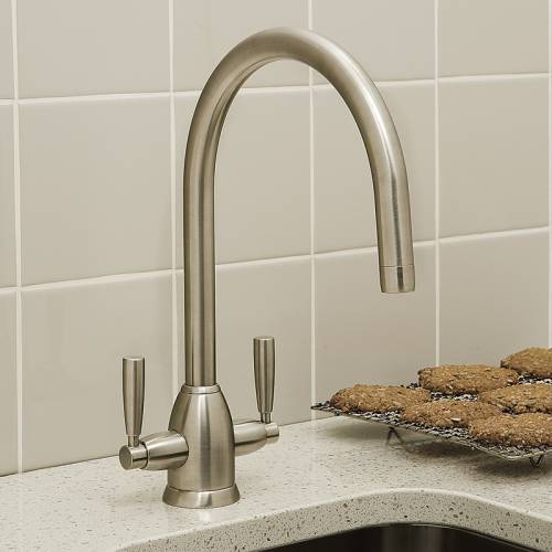 4861 Twin Lever Kitchen Tap