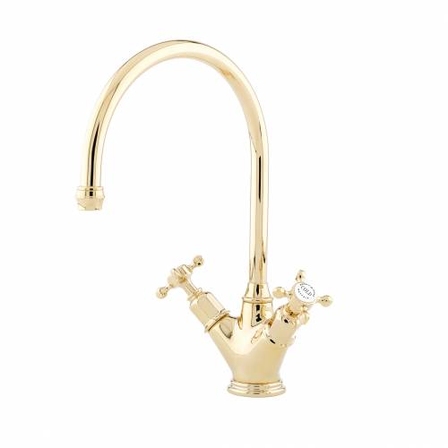 4385 MINOAN Mixer Kitchen Tap with Crosshead Handles